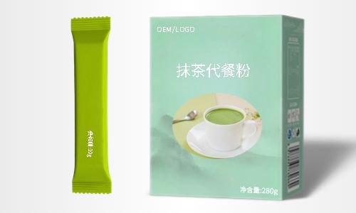 抹茶代餐粉代加工-膳食纖維飽腹感食品OEM貼牌加工-健之源