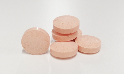 圓形覆盆子黃精壓片糖果OEM貼牌代加工